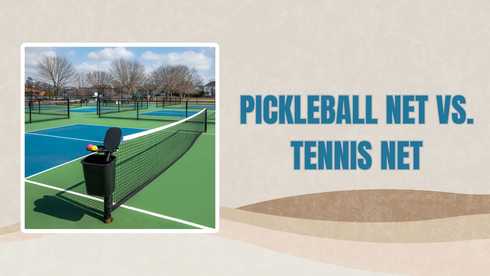 Pickleball Net Vs Tennis Net: Key Differences Explained Pickleball Net Vs Tennis Net: Key Differences Explained