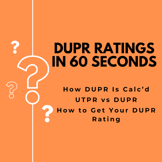 DUPR Pickleball Ratings