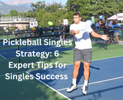 pickleball singles strategy, singles pickleball strategy