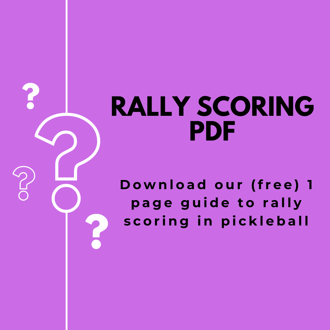 Pickleball Rally Scoring Pdf